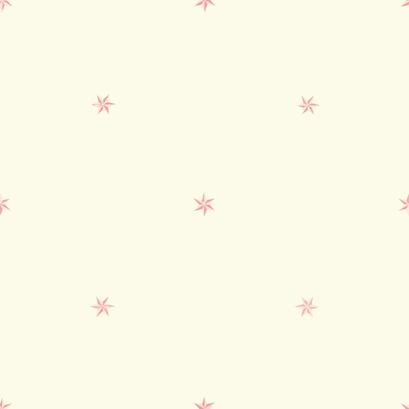 Paule Marrot Geometric Wallpaper Double Roll, Cream/Pink