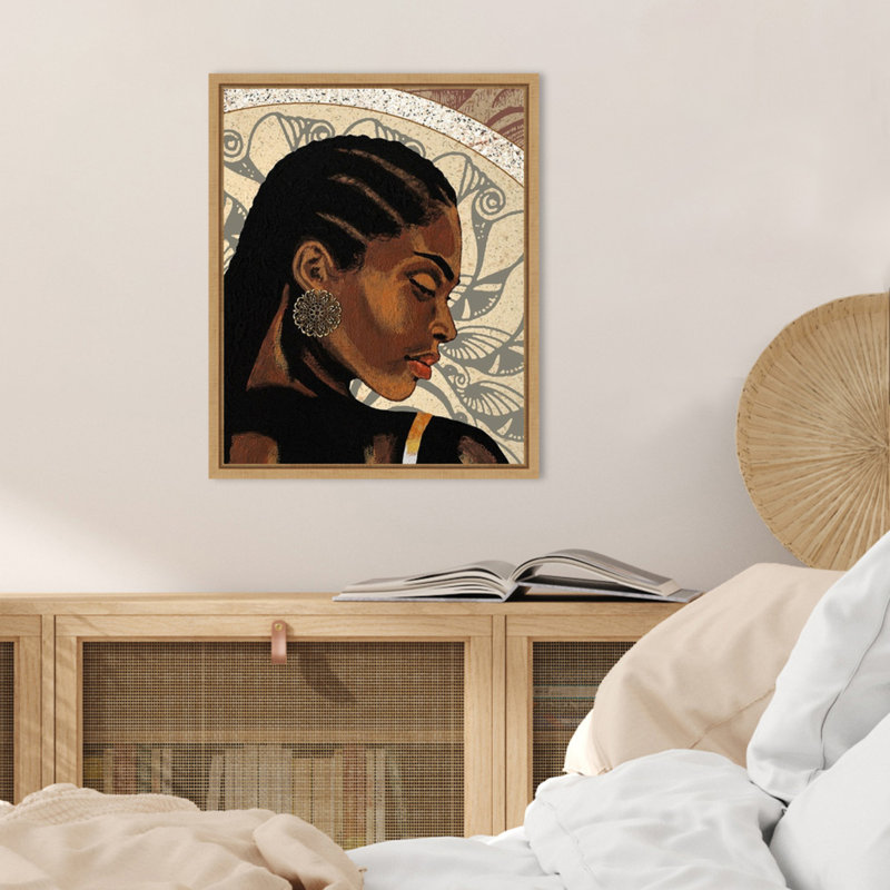 «Expressions II» par Alonzo Saunders, reproduction d'art sur toile encadrée, H 20 po x l 16 po