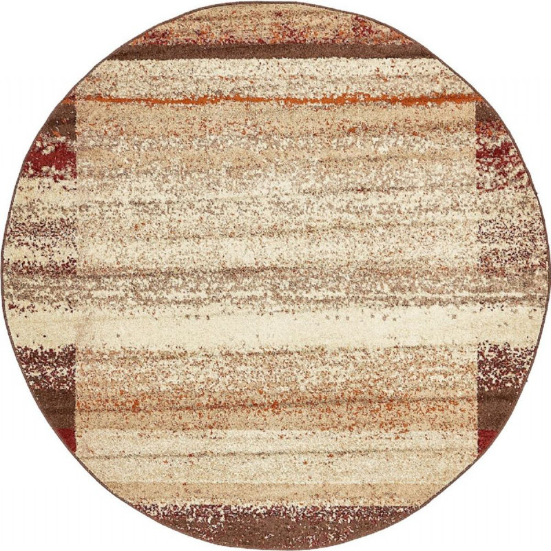 Cotati Abstract Indoor Rug, Round 8'