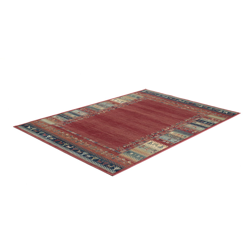 Geometric Viscose Area Rug, Rectangular 80cm x 150cm