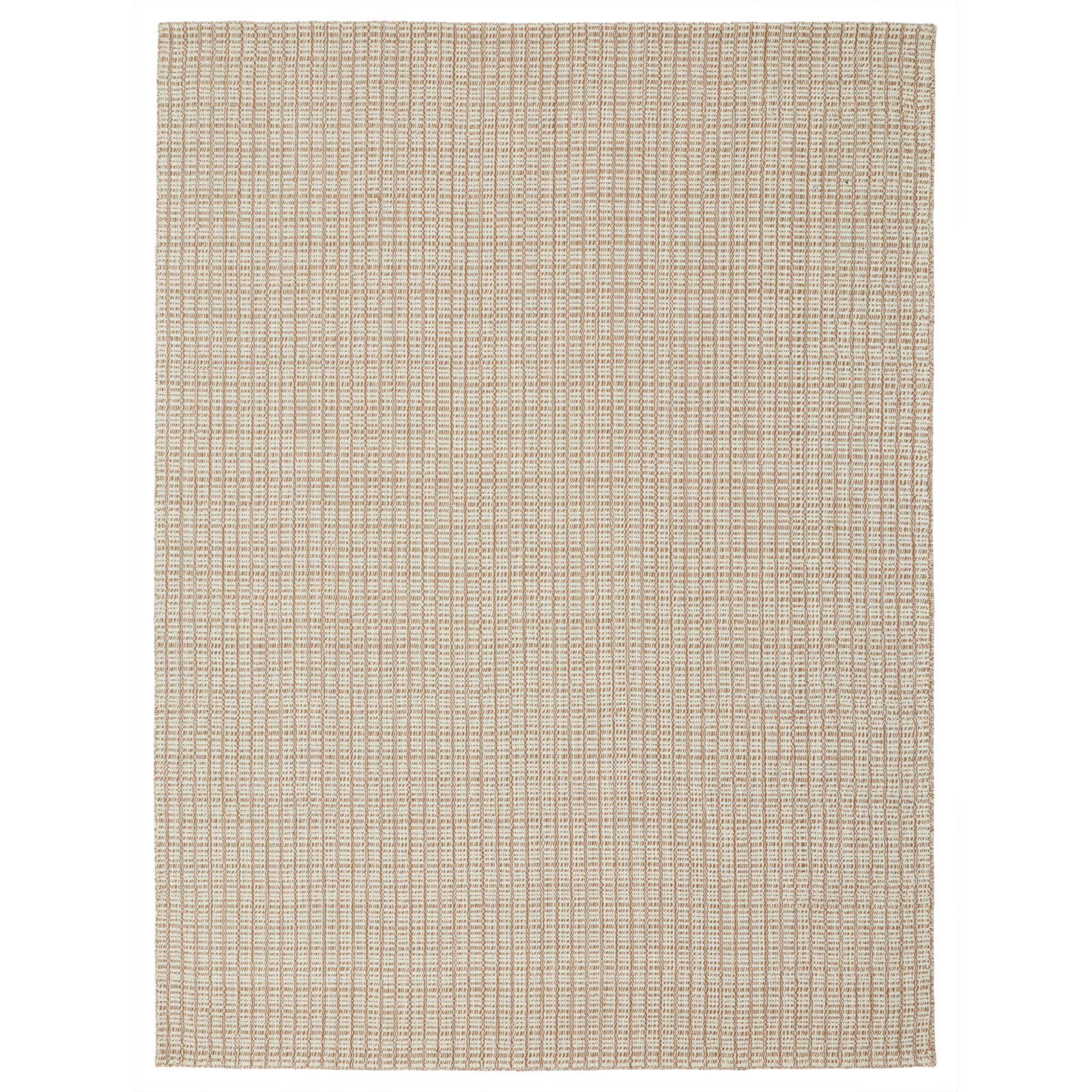 Kalise Hand-Tufted Geometric Wool Rug, Rectangle 7'9" x 9'9", Rust