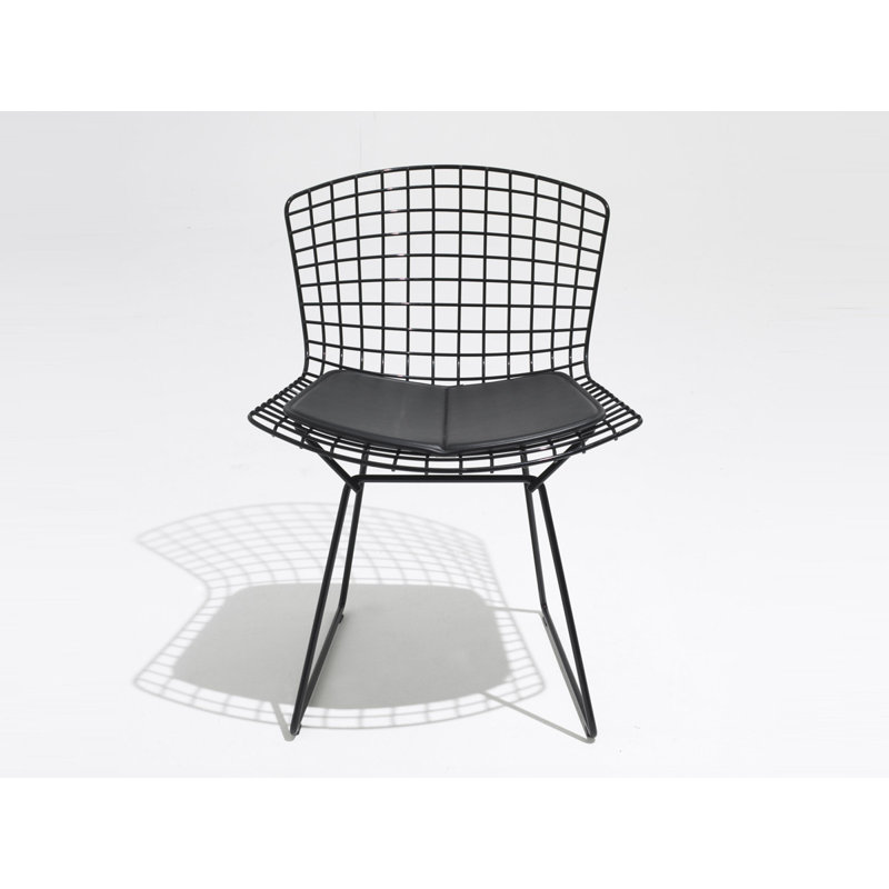 Ontiveros Metal Windsor Side Chair, Noir, 2