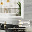 Modern & Contemporary Beveled Metal Framed Rectangular/Square Bathroom Vanity Mirrors with HD Tempered Glass-67756022-71934702-76330049