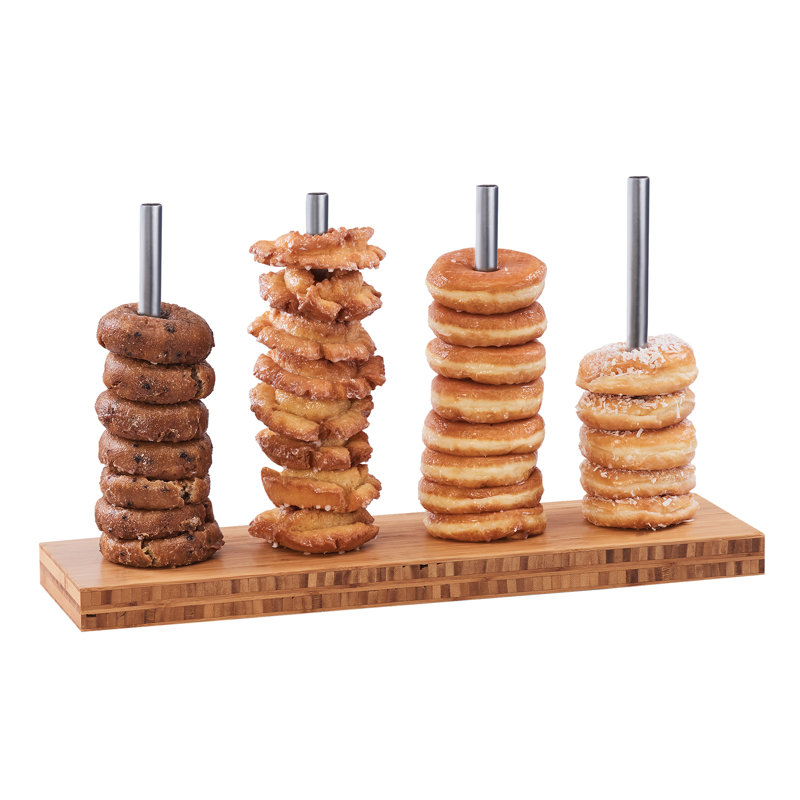 Bamboo Donut/Bagel Holder