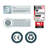Palram - Canopia Sophia 5' W x 3' 1" D Acrylic Galvanized Steel Stationary Door and Window Awning Gray/Clear-54822147