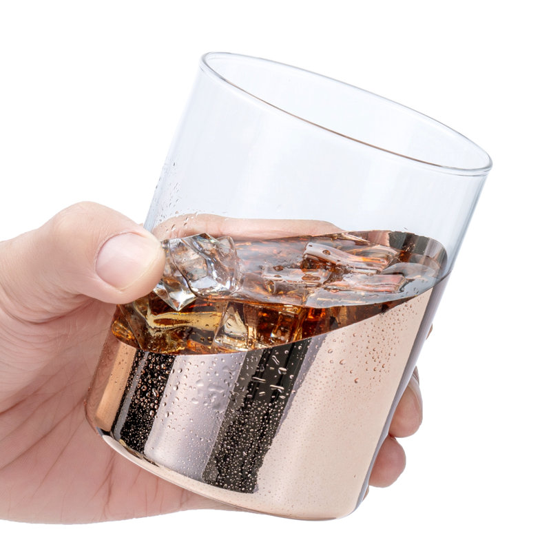 4 Piece 355ml Whiskey Glass Set