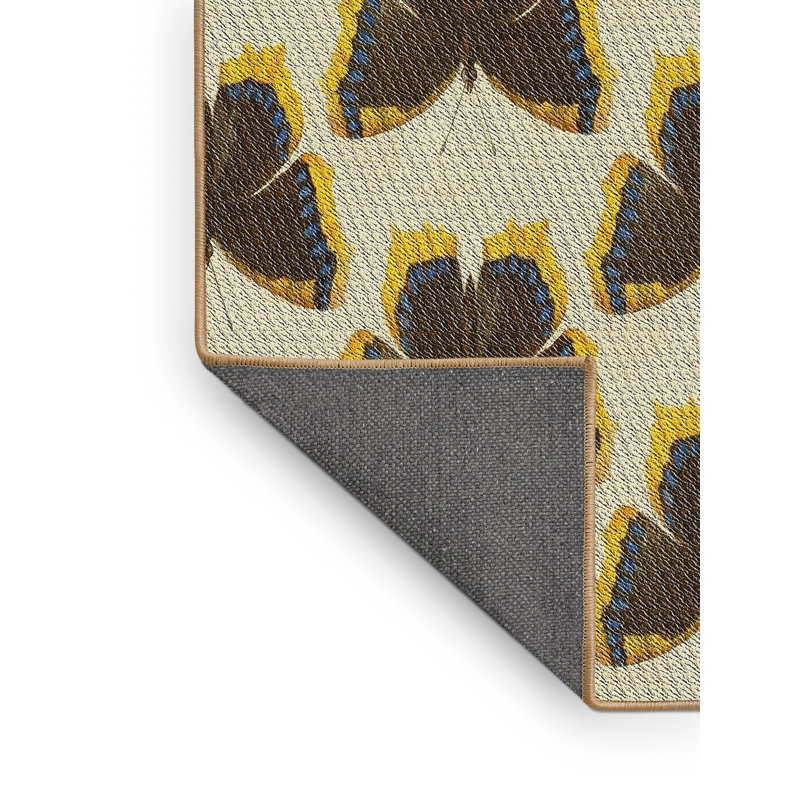 Brun Tapis décoratif Jara, Rectangle 5 pi x 7 pi
