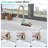 Drop-In Waterfall Kitchen Sink With Pull-Down Faucet, Composite Granite Quartz Single Bowl Workstation Design-123864797-123864800