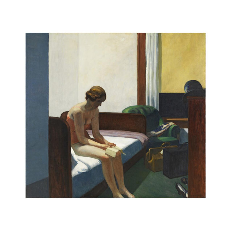 Habitacion de Hotel par Edward Hopper - Impression giclée, H 22 po x l 28 po