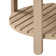 Lennix 1-Shelf Round Engineered Wood Coffee Table Natural
