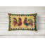 Coussin décoratif intérieur/extérieur rectangulaire coq