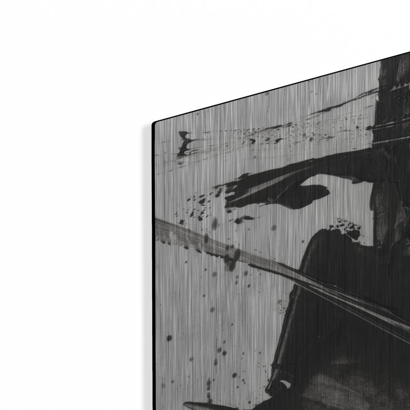  «Jagged Edge 3» par Ethan Harper, art mural en métal, H 36 po x l 36 po