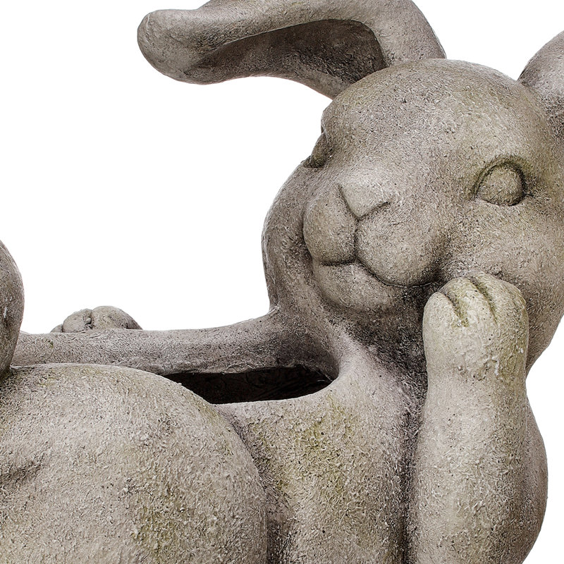 Jardinière Mgo Bunny On Back L 24 po