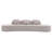 Nova 130.5" Modern Curved Combination Sofa with 3 Pillows-606313305