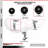 4 Piece Polyolefin Caster Set
