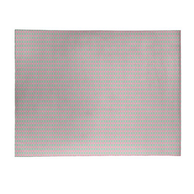Tapis zone rose diamants