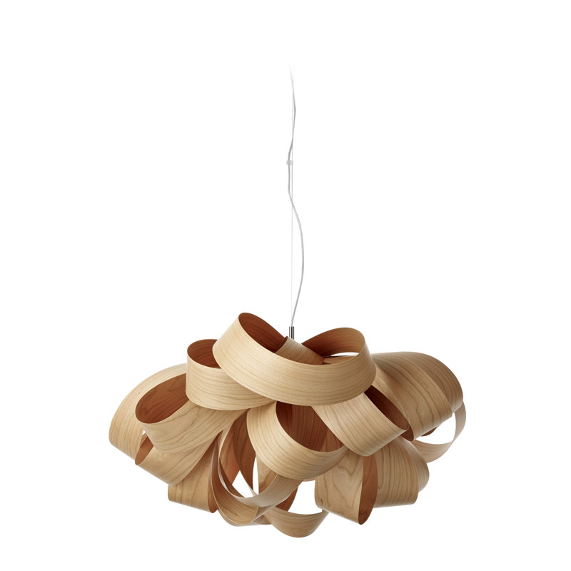Agatha 1 - Light Pendant, 14.6" H x 30" W x 30.7" D, Natural Cherry, E26 Base