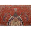 Tapis décoratif en laine de conception unique 8 pi 1 po x 9 pi 8 po noué à la main New Age Heriz Serapi