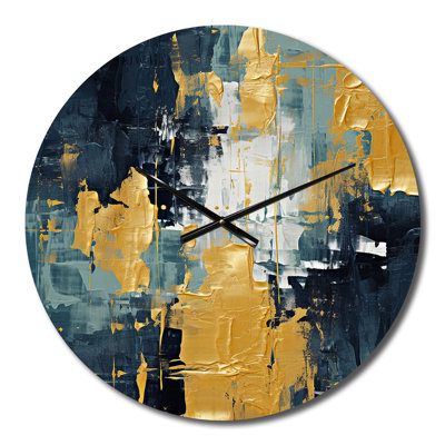 Horloge murale en métal