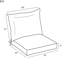 Coussin de chaise d'extérieur 4 po ARDEN-1911028961