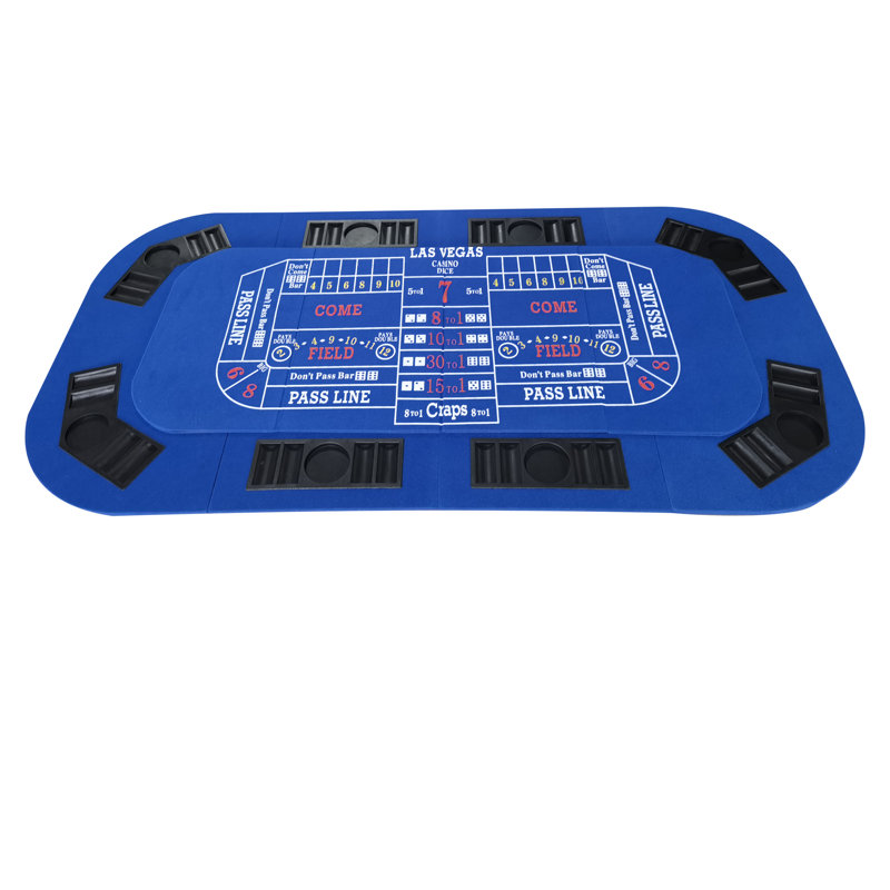 Table de poker pliable INO Design, Bleu