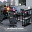 Metal Base Computer Desk