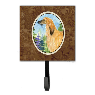 Porte-laisse hound et crochet mural afghan