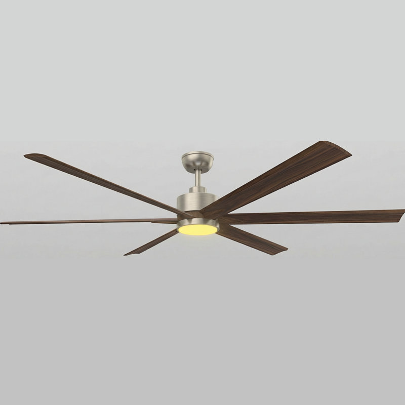 Ventilateur de plafond 70 po, Satin Nickel