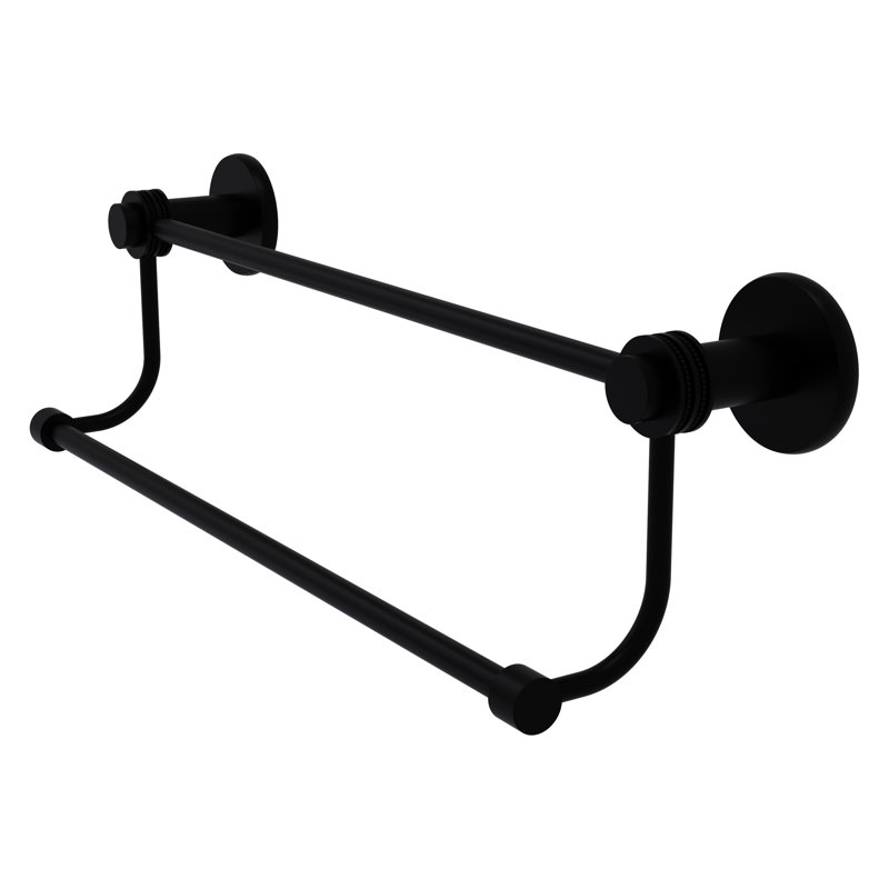 Barre à serviettes murale 32,5 po Mercury, Noir mat
