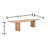 Modern Rectangular Solid Wood Dining Table-1801814689
