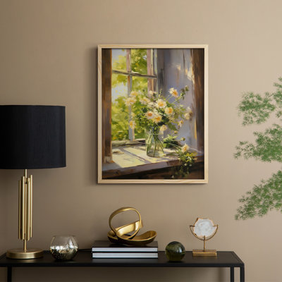 Reproduction encadrée FLORAL Series DCCLxxxviii - bois massif