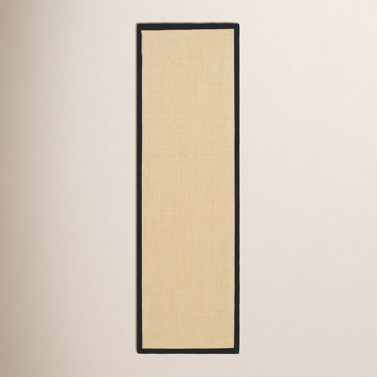 Auckland Jute Maize/Black Area Rug
