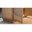 Armoire d'appoint en bois massif Simple Rattan Art