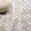 Tapis abstrait Esterley en ivoire / gris-2968331