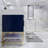 Glasgow 84 " W Freestanding Standard 1 Single Double Vanity Bathroom Vanity With Acrylic Top-1367774314