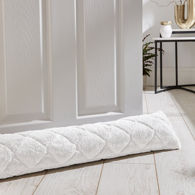 Cosy Diamond Faux Fur Door Draught Excluder