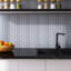 Iron 11.23 in. x 12.8 in. Brick Joint Matte Stainless Steel Mosaic Tile