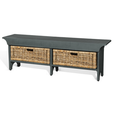 Andrew Solid Wood Storage Bench