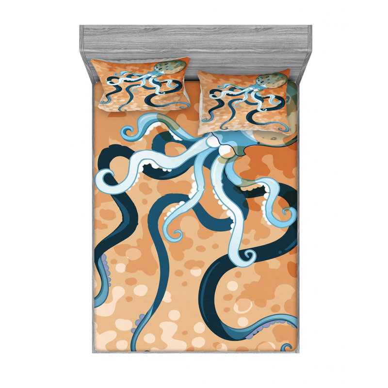 Microfiber Sheet Set, Queen Sheet Set with Fitted Sheet