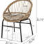 Chaise Edgar (ensemble de 2)