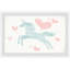 «Northwoods Flying Unicorn Hearts», reproduction encadrée-1025232882