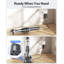Aspirateur portatif sans fil XenonLab 3-en-1, 25000Pa, avec écran intelligent et base de recharge, rechargeable, pour le nettoyage des poils d'animaux domestiques (rouge)-122992557