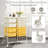 Rebrilliant 15 Drawer Rolling Organizer Cart Utility Storage Tools Scrapbook Paper Multi-use-1519924162