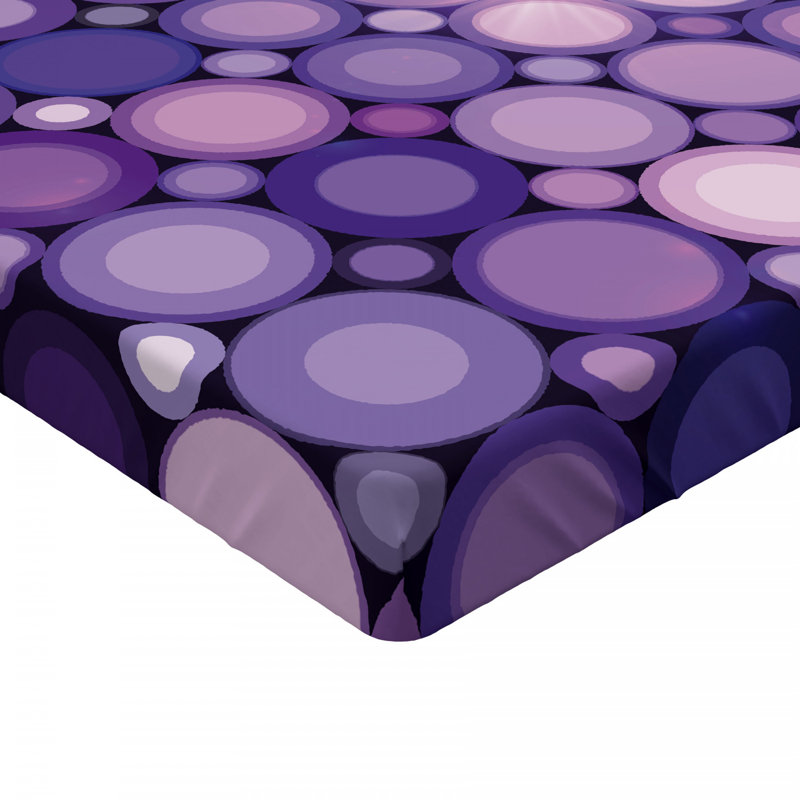 Microfiber Geometric Fitted Sheet, Twin XL Fitted Sheet