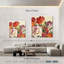 Fleurs avec vue sur le jardin-657326542