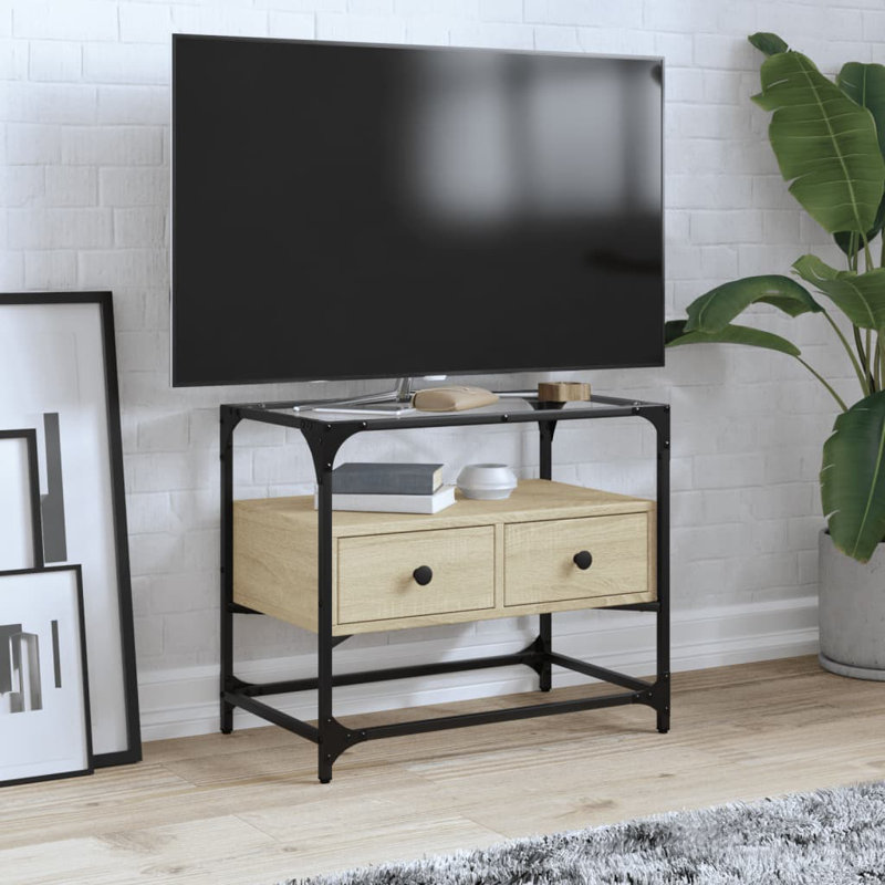 Yes_No_Yes_No_No Unfinished TV Stand, Sonoma Oak, 60cm