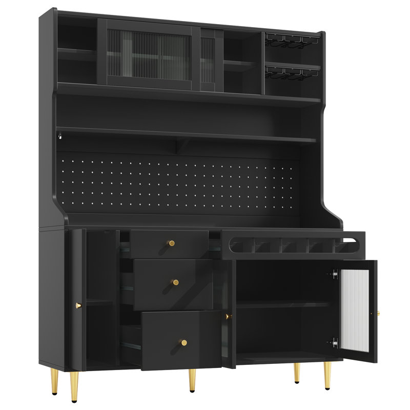 Standard Pantry / Tall Cabinet, Black