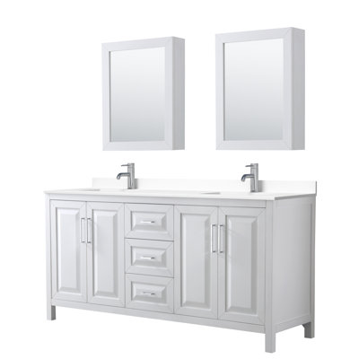 Daria 72'' W Double Vanity