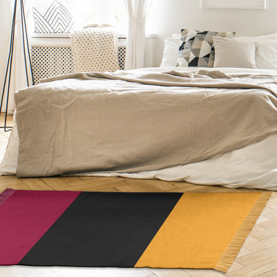 Chenille Striped Indoor Rug