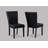 2Pc Transitional Upholstered Side Chair With Nailhead Trim